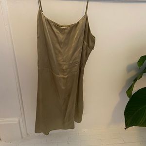 aritzia silky tank dress